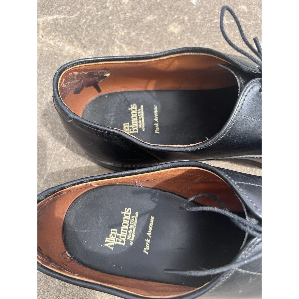 Allen Edmonds PARK AVENUE 16-D Cap-Toe Oxford Dress Shoe Black #5615